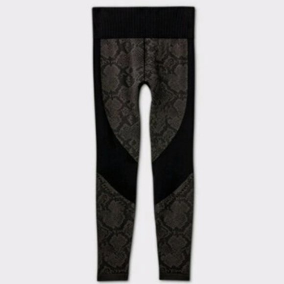 Women's High Rise Legging Snake skin Small NWT - Picture 3 of 4